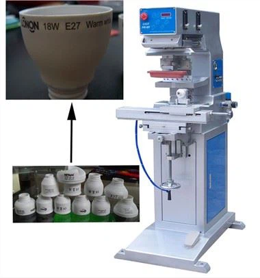 Máquina de tampografía para carcasa de bombilla LED