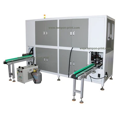 Máquina automática de serigrafía de botellas de vidrio